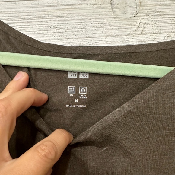 Uniqlo Med Heather green Womens blouse - Picture 2 of 4